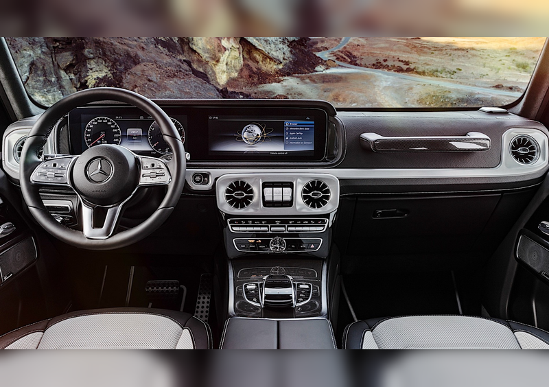 التصميم الداخلي والتكنولوجيا لمرسيدس G‑Class