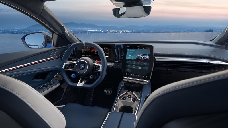 المقصورة الداخلية لسيارة Alpine A390