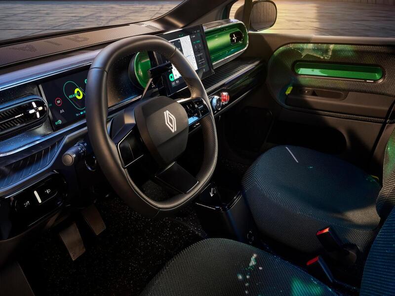 التصميم الداخلي والراحة في Renault Twingo