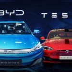 BYD تتفوق على Tesla في برنامج الدعم للسيارات الكهربائية