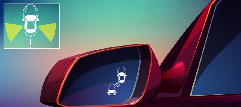 نظام مراقبة البقعة العمياء في السيارات الكهربائية