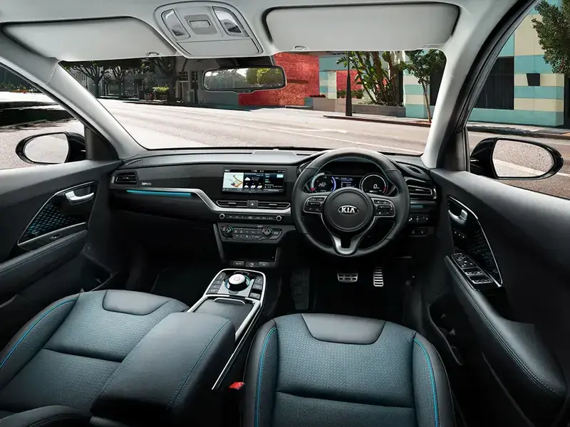 تصميم المقصوة الداخلية في Kia EV6