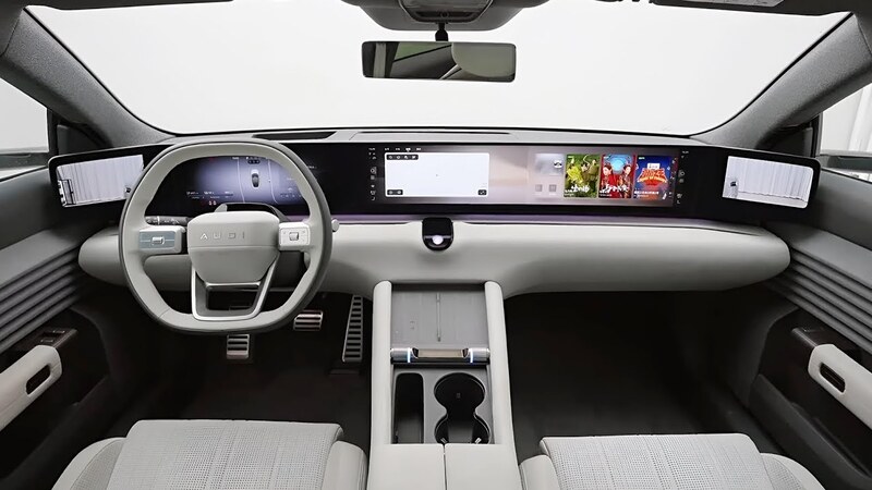 تقنيات حديثة داخل Audi E5 Sportback