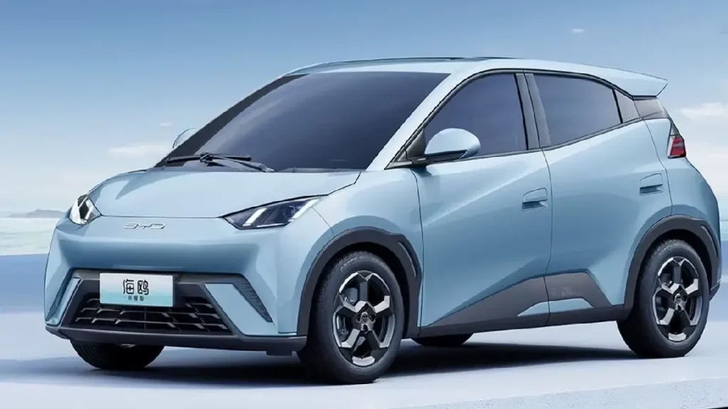 التصميم والراحة في سيارة byd seagull الكهربائية