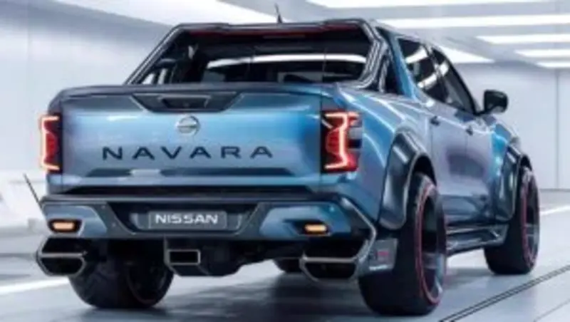 التصميم الخلفي لNissan Navara 