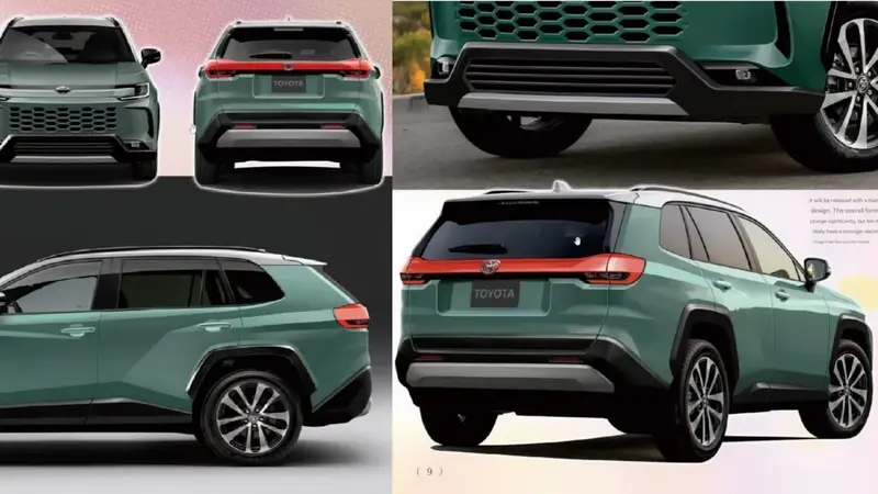 تصميم خارجي حديث وأكثر جرأة في Toyota RAV4