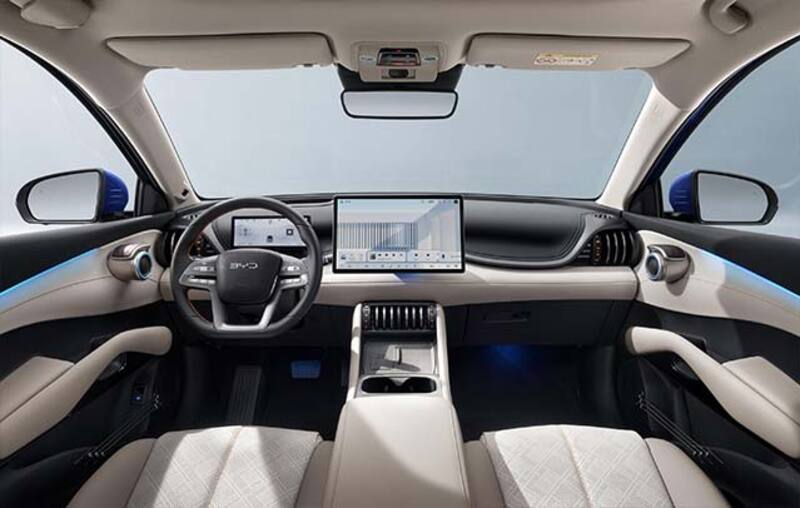 التقنيات و الشاشة داخل سيارة BYD ATTO 3 EVO