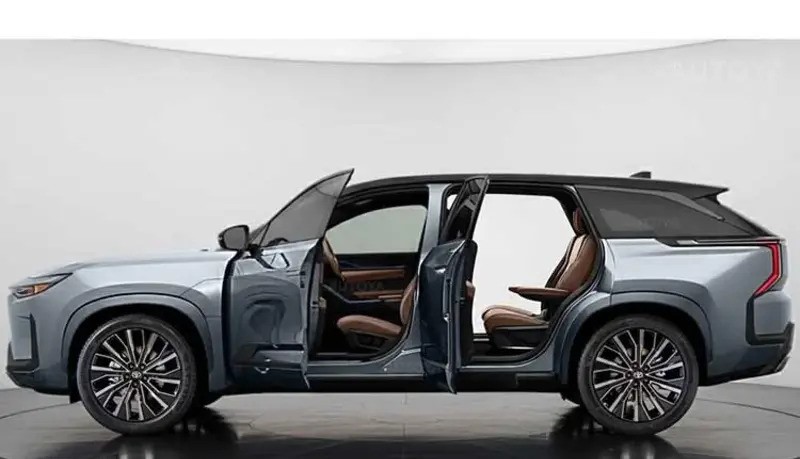 التصميم الخارجي المتوقّع لتويوتا bZ Highlander