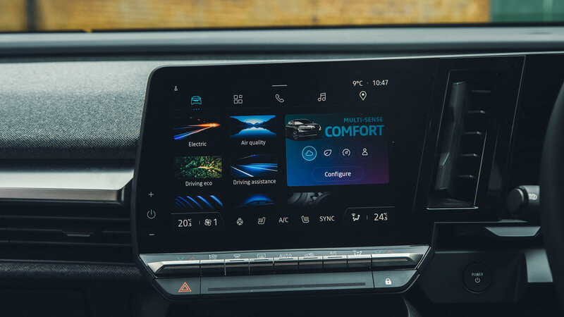 التصميم في رينو ميغان الكهربائية