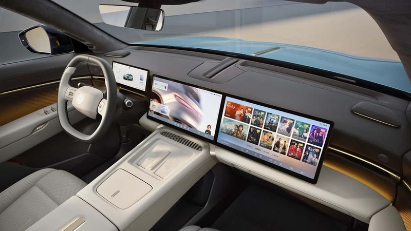 مقصورة داخلية رقمية متطورة في فولكس فاجن ID. UNYX 08