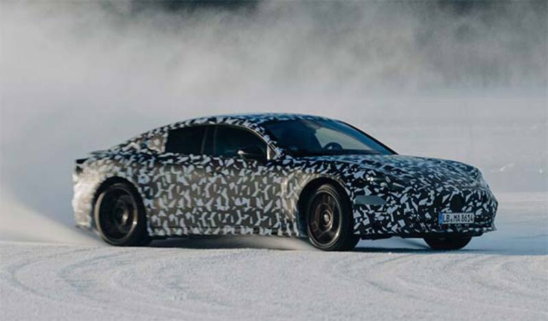 مرسيدس‑AMG تستعد للإطلاق الرسمي لسيارتها الرياضية الكهربائية بعد اختبارات الشتاء القاسية