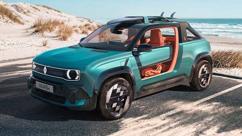 التصميم الخارجي لسيارة JP4×4: روح الشاطئ بشكل عصري